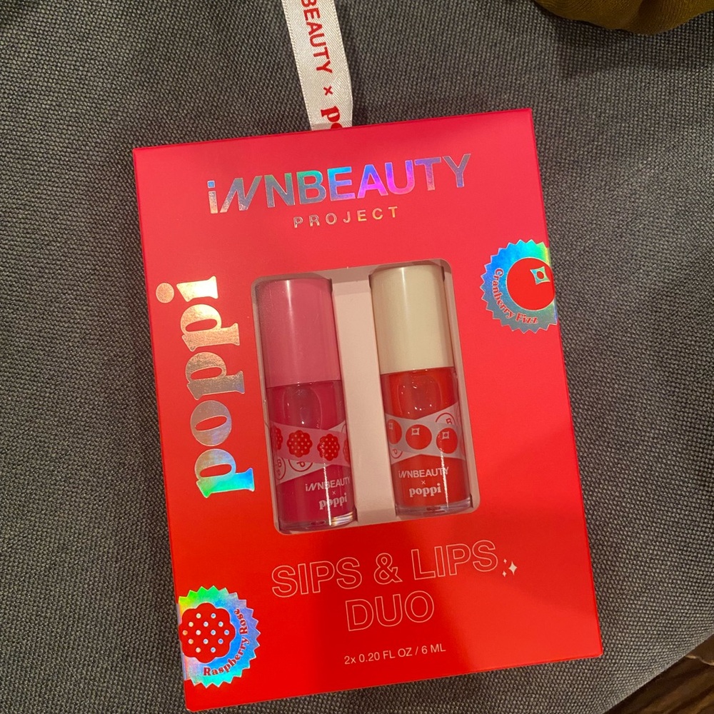 INNBeauty x Poppi Limited Edition Sips & Lips Duo